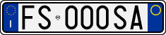 License plate of Italy, Cars (1994 year series)