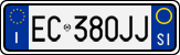 License plate of Italy, Cars (1994 year series)