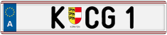 License plate of Austria, Vanity Plates
