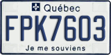 Quebec, Commercial vehicles (FAB1234)
