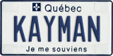 Quebec, Vanity Plates
