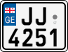 License plate of Georgia, Motorcycles (2014)