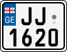 License plate of Georgia, Motorcycles (2014)