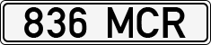 License plate of Estonia, Regular car plates