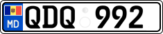 License plate of Moldova, Cars (2015)