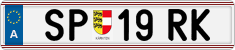 License plate of Austria, Regular plates
