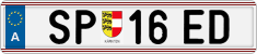 License plate of Austria, Regular plates