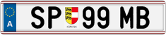 License plate of Austria, Regular plates
