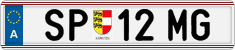 License plate of Austria, Regular plates