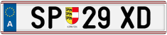 License plate of Austria, Regular plates