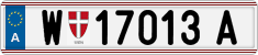 License plate of Austria, Regular plates