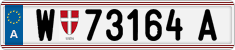 License plate of Austria, Regular plates