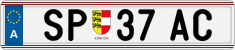 License plate of Austria, Regular plates