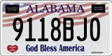 Alabama, God Bless America (1234AB5)