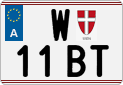 License plate of Austria, Regular plates