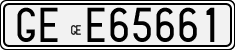 License plate of Italy, Cars (1927 year series)