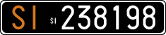 License plate of Italy, Cars (1927 year series)