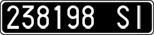 License plate of Italy, Cars (1927 year series)