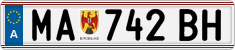 License plate of Austria, Regular plates