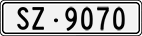 License plate of Switzerland, Cars