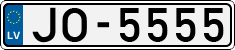 License plate of Latvia, Regular car plates