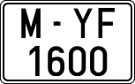 License plates of Spain, 1971 year series