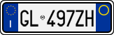 License plate of Italy, Cars (1994 year series)