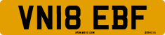 License plate of the United Kingdom, 2001 year system