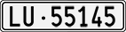 License plate of Switzerland, Cars