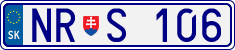 License plate of Slovakia, Sportcars