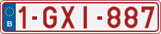 License plate of Belgium, Regular plates (2010)