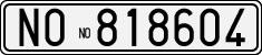 License plate of Italy, Cars (1927 year series)