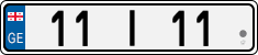 License plate of Georgia, Vanity Plates