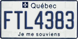 Quebec, Commercial vehicles (FAB1234)