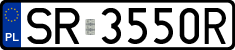 License plates of Poland, Regular car plates