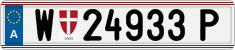 License plate of Austria, Regular plates