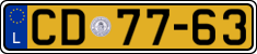 License plate of Luxembourg, Diplomatic