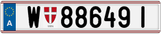 License plate of Austria, Regular plates