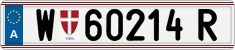 License plate of Austria, Regular plates