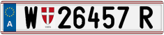 License plate of Austria, Regular plates