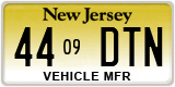 New Jersey, Vehicle Manufacturer (ABC 1234/1234 ABC)