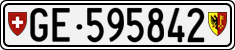 License plate of Switzerland, Cars