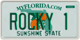 Florida, Vanity Plates