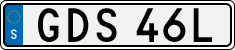 License plate of Sweden, Regular plates