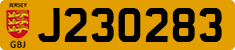 License plate of Jersey, Regular plates (J123456)