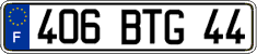 French license plate, FNI