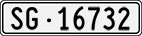 License plate of Switzerland, Cars