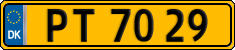 License plate of Denmark, Commercial vehicles