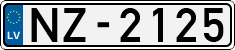 License plate of Latvia, Regular car plates