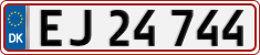 License plate of Denmark, Regular plates